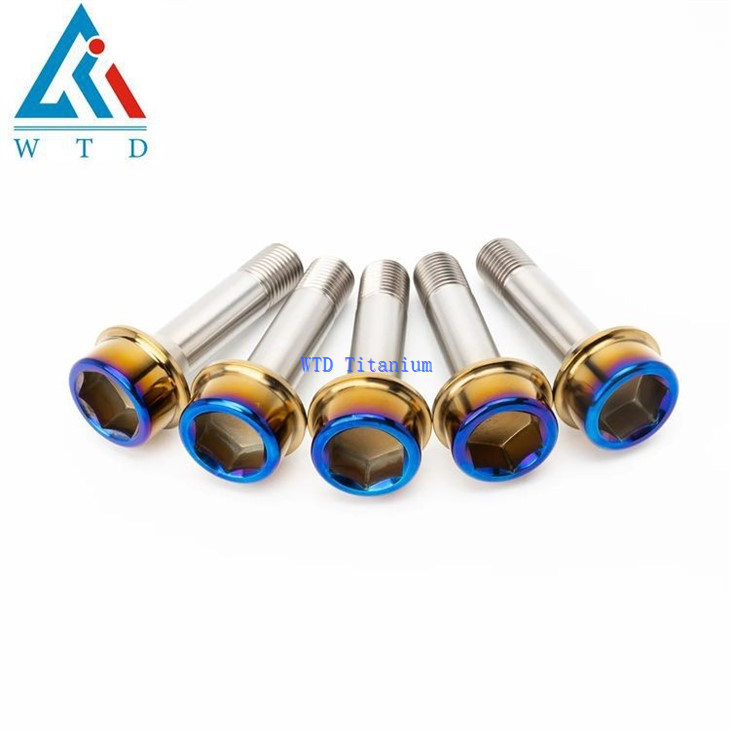 M14 x 1.5 Ferrari titanium lug bolts